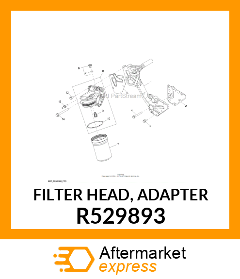FILTER HEAD, ADAPTER R529893