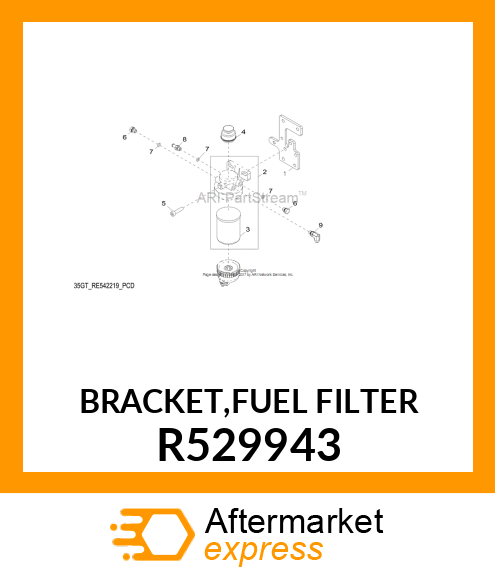 BRACKET,FUEL FILTER R529943