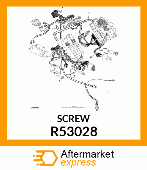 Screw (4) for 4430, 4440, 4240, 4440 R53028