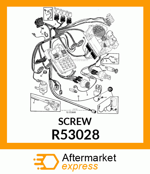 Screw (4) for 4430, 4440, 4240, 4440 R53028