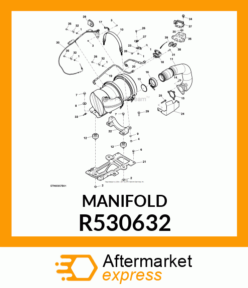 MANIFOLD,DELTA P SENSOR R530632