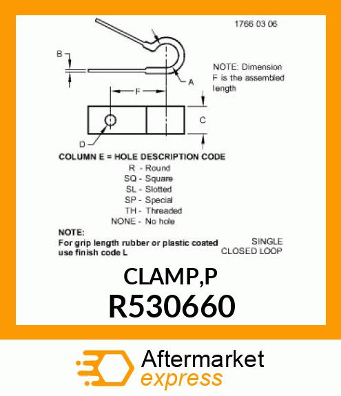 CLAMP,P R530660