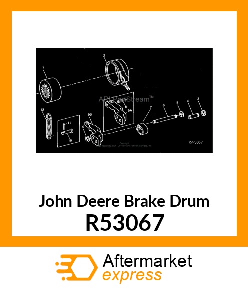 DRUM,BRAKE R53067