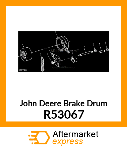 DRUM,BRAKE R53067