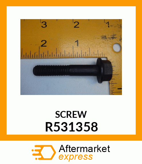 CAP SCREW,HEX FLANGED HD M8X1.25X45 R531358