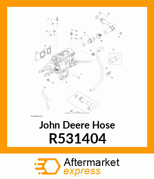 HOSE,EGR RETURN R531404