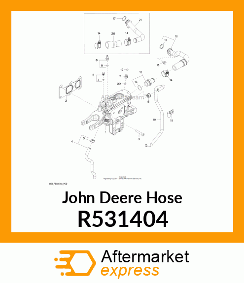 HOSE,EGR RETURN R531404