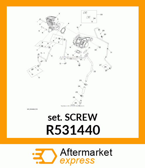 STUD,4045 IT4 EXHAUST BRAKE R531440