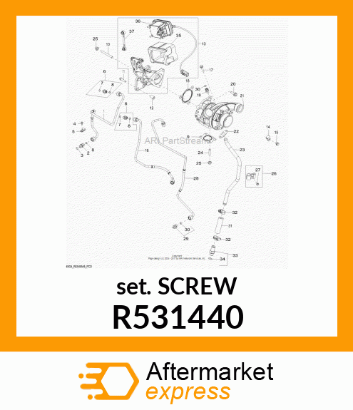 STUD,4045 IT4 EXHAUST BRAKE R531440