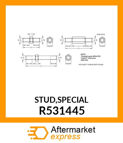 STUD,SPECIAL R531445