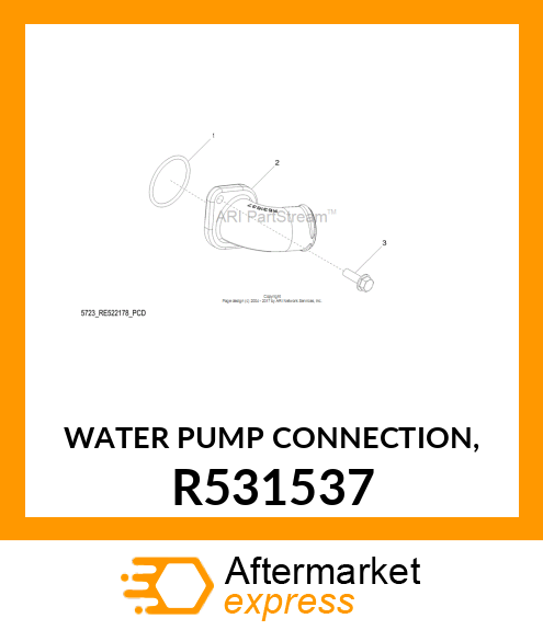 WATER PUMP CONNECTION, R531537