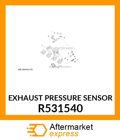 EXHAUST PRESSURE SENSOR R531540