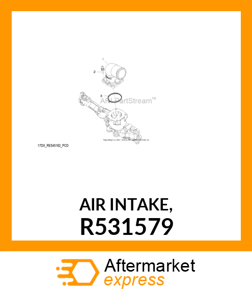 AIR INTAKE, R531579