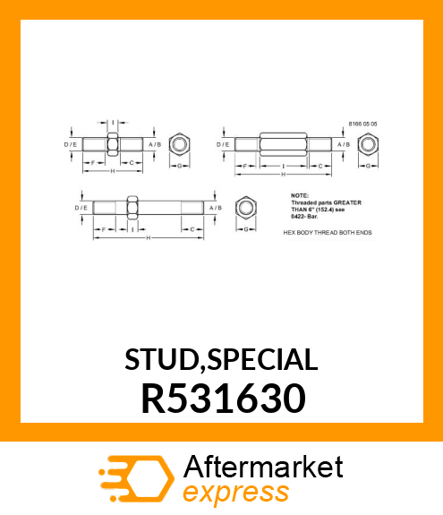 STUD,SPECIAL R531630