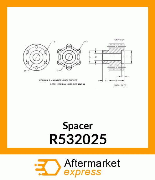 Spacer R532025