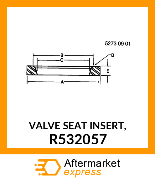 VALVE SEAT INSERT, R532057