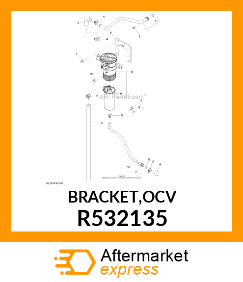 BRACKET,OCV R532135