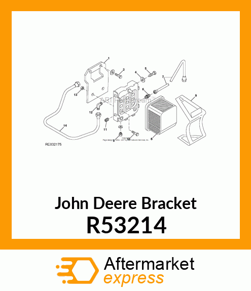 BRACKET,FUEL FILTER R53214