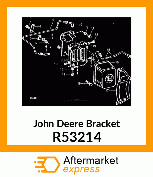 BRACKET,FUEL FILTER R53214