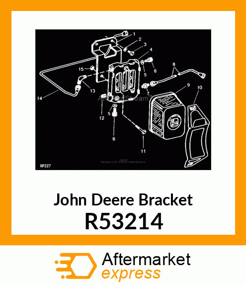 BRACKET,FUEL FILTER R53214