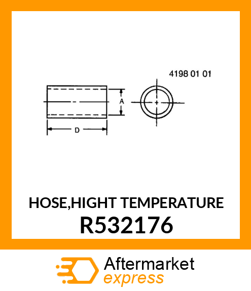 HOSE,HIGHT TEMPERATURE R532176