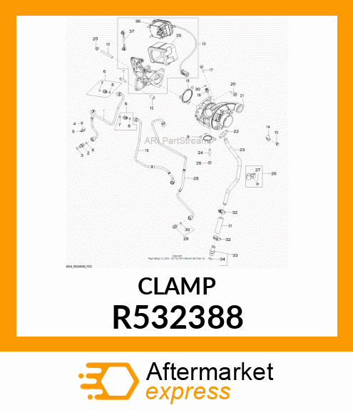 CLAMP,DIA 9.52 X 15 R532388