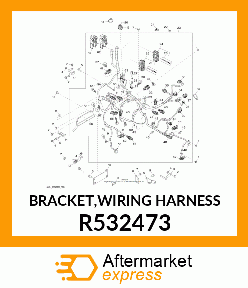 BRACKET,WIRING HARNESS R532473