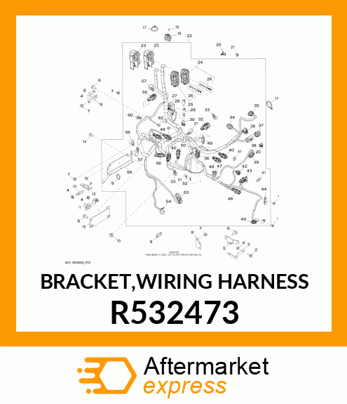 BRACKET,WIRING HARNESS R532473