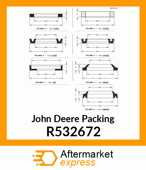 PACKING,LINER PACKING R532672