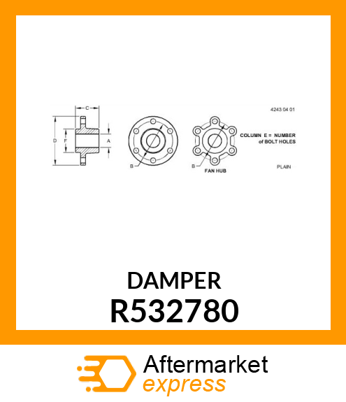 DAMPER R532780