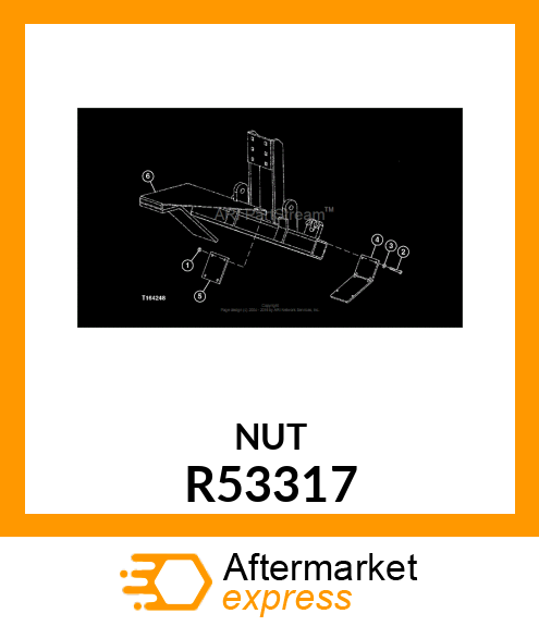 NUT, STOP R53317