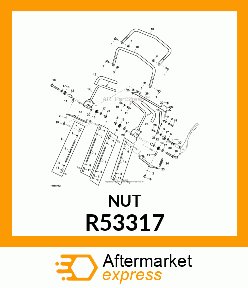 NUT, STOP R53317