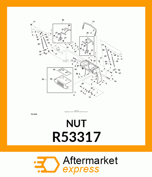 NUT, STOP R53317