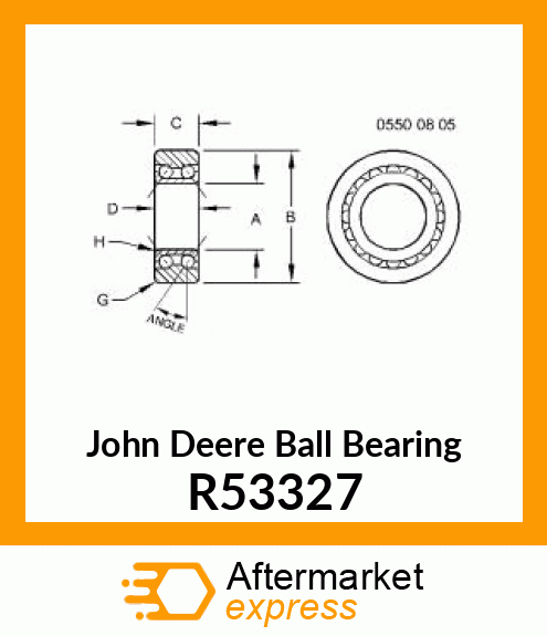 BEARING,BALL R53327