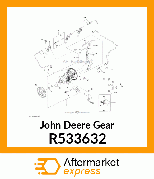 GEAR, FUEL INJECTION PUMP R533632