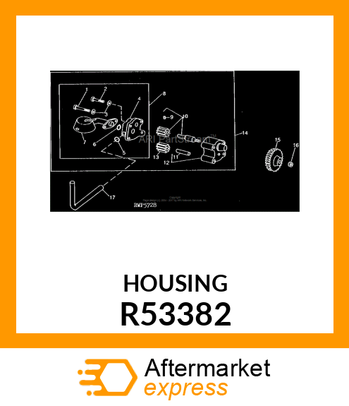 Cover - COVER,OIL PUMP R53382