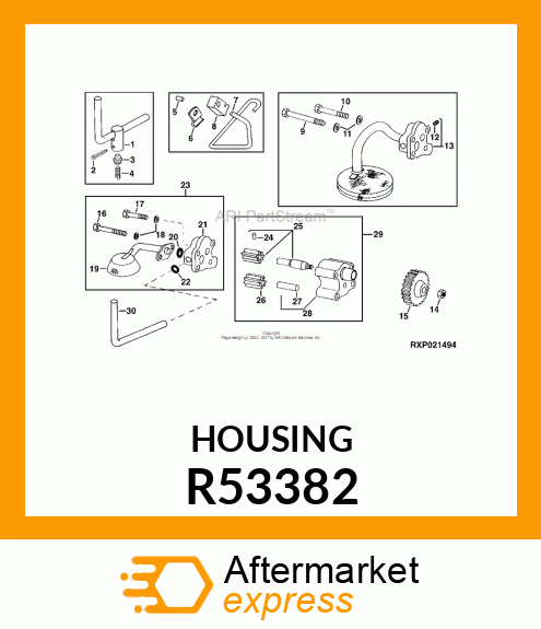 Cover - COVER,OIL PUMP R53382