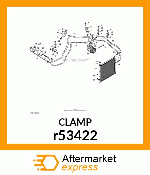 CLAMP, MUFFLER amp; MISC. r53422