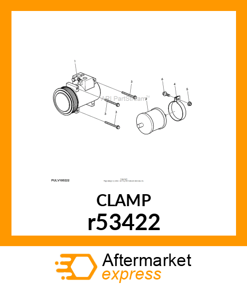 CLAMP, MUFFLER amp; MISC. r53422