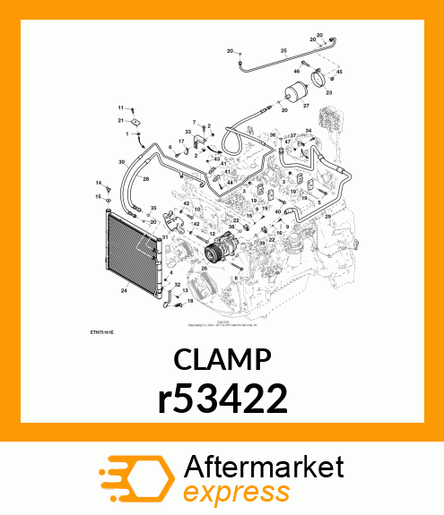 CLAMP, MUFFLER amp; MISC. r53422