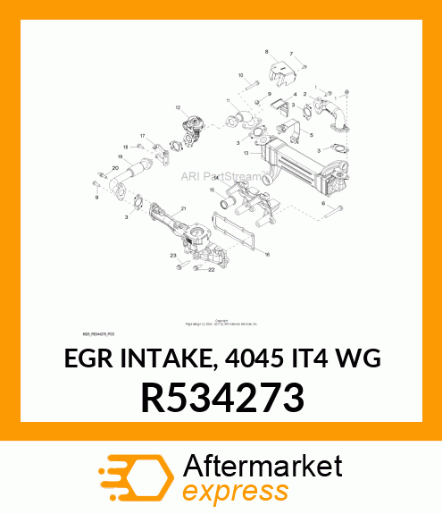 EGR INTAKE, 4045 IT4 WG R534273