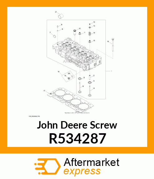 CYLINDER HEAD SCREW R534287