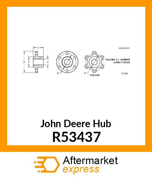 HUB, FAN R53437