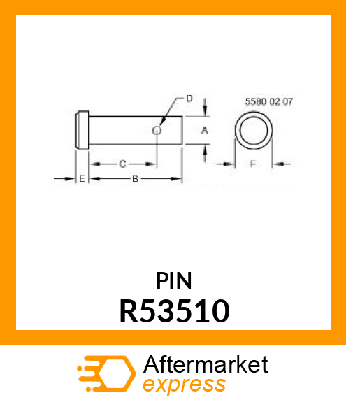 PIN,SPECIAL HEADED R53510