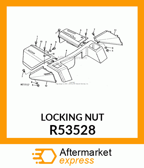 NUT,SPRING R53528