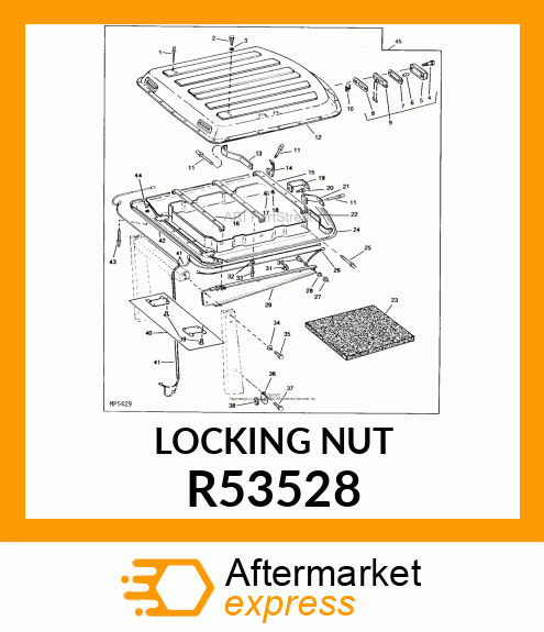 NUT,SPRING R53528