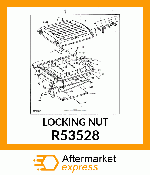 NUT,SPRING R53528