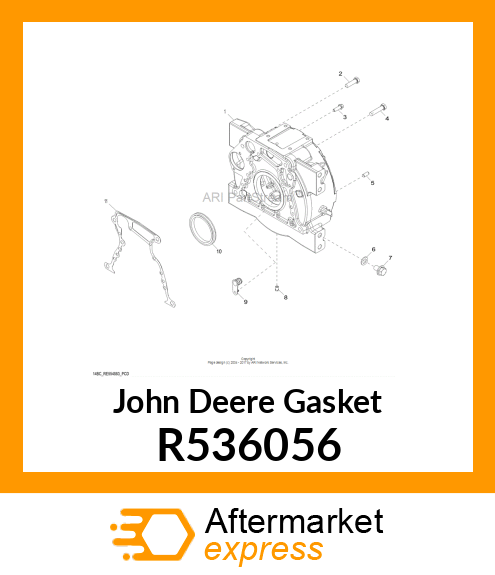 GASKET,FLYWHEEL HOUSING R536056