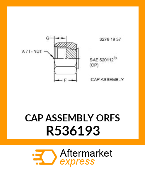 CAP ASSEMBLY ORFS R536193