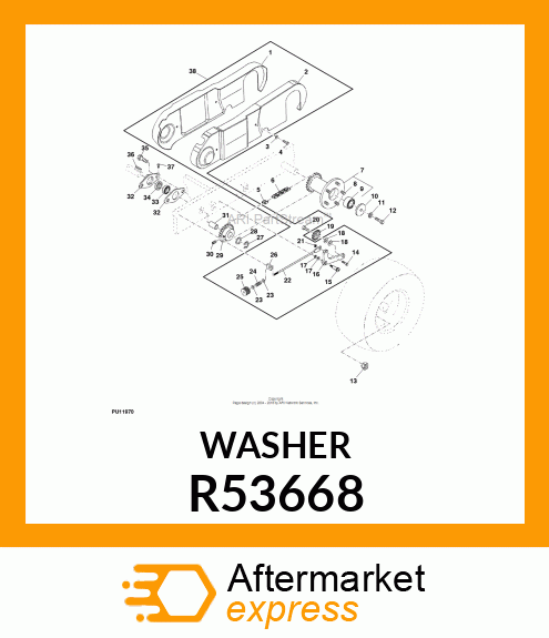 WASHER,SPECIAL LOCK R53668